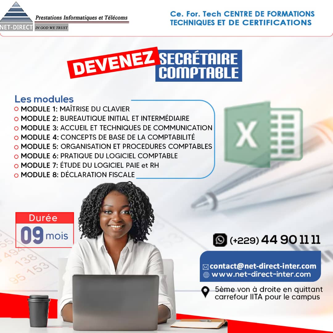 Formation Secretariat Comptation